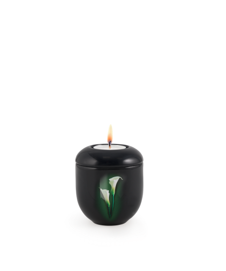 Edition Fleur Noire, Klavierlack schwarz - Gedenklicht