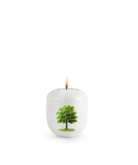 Edition Silva, Hochglanz weiß, Gedenklicht