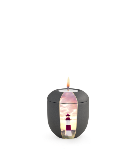 Edition Natura, Samtton anthrazit, Gedenklicht