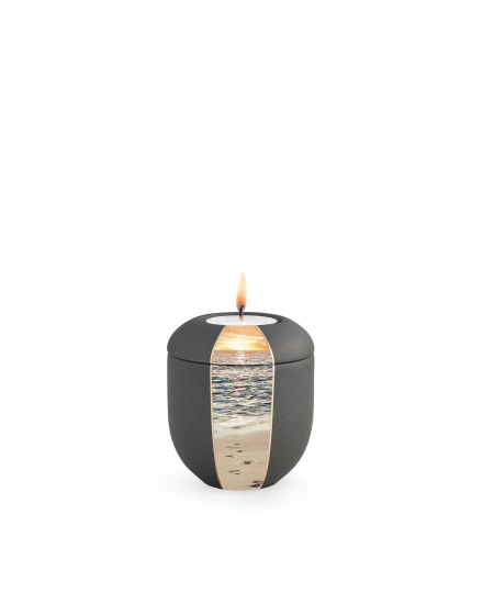 Edition Natura, Samtton anthrazit, Gedenklicht