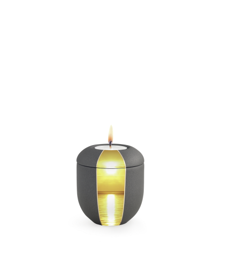 Edition Natura, Samtton anthrazit, Gedenklicht