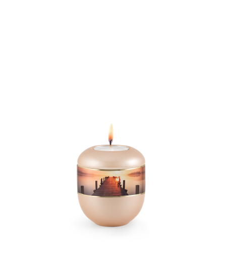 Edition 360°, perlmutt apricot - Gedenklicht