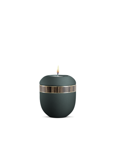 Gedenklicht, Infinity Foresta, velvet, Zebranodekor