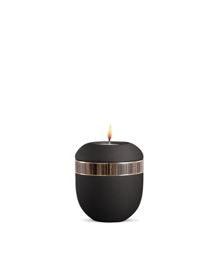 Gedenklicht, Infinity Foresta, velvet, Zebranodekor