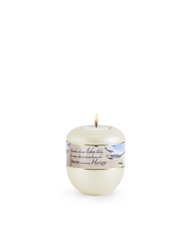 Edition Poesie, perlmutt champagner - Gedenklicht