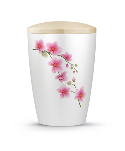 Edition Aurelia, Perlmutt weiss/heller Ahorn, Orchidee