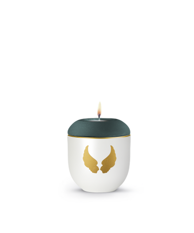 Edition Golden Heart, Flügel, Velvet Petrol, Gedenklicht