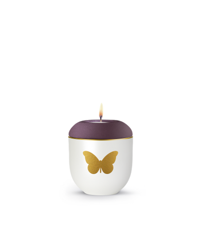 Edition Golden Heart, Schmetterling, Velvet Berry, Gedenklicht