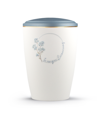 Edition Pure Blossom, Eisblau, "In ewiger Erinnerung"