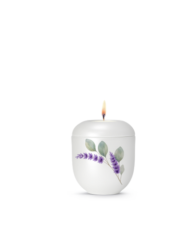 Edition Aurelia, Perlmutt weiss, Lavendel, Gedenklicht