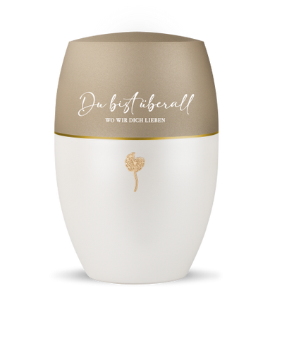 Edition Essence, Spruch und Pusteblume, Velvet Champagner