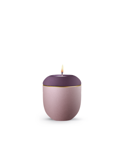 Edition Blomera, Berry/Rosé, Goldband, Gedenklicht