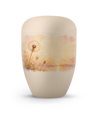 Editon Horizon, Samton creme, mit Aufdruck Pusteblume