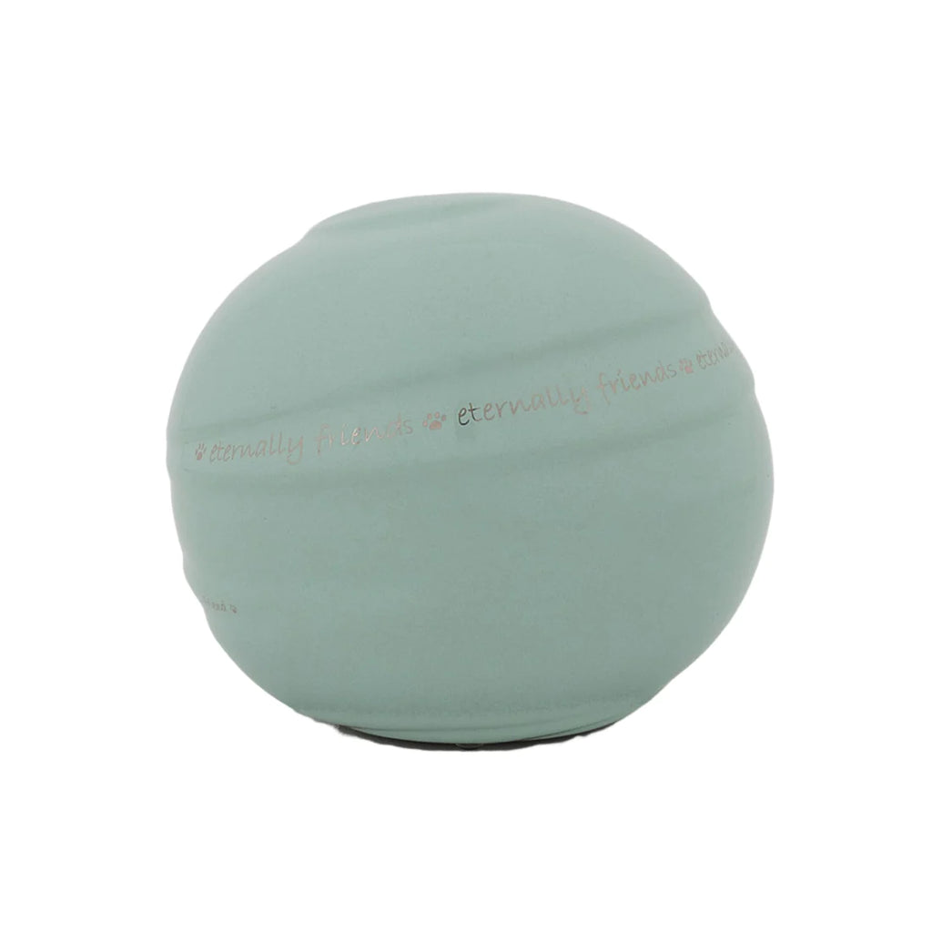 Porzellan Spherical urn with platinum