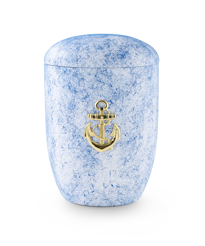 Seeurne Anker weiss/blau