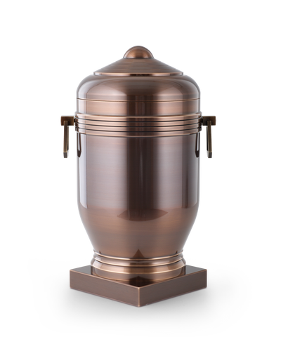 Bronzegußurne Fuß Griffen