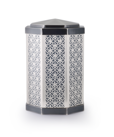 Silberauflage Lilien in Relieftechnik