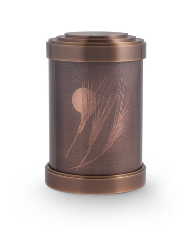Bronzeguß, Mantel mit Motiv Ähren