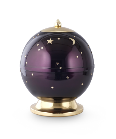 Cestal/Messing aubergine