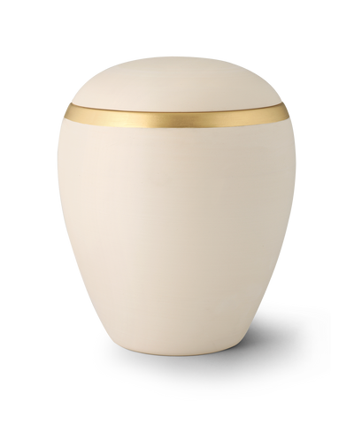 Samt Creme Gold Dekor
