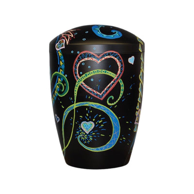 BIOURNE Herzen auf Nightblack