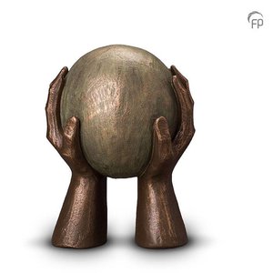 Keramikurne Bronze