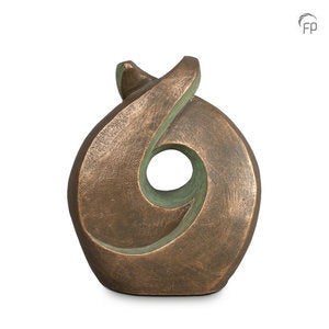 Keramikurne Bronze