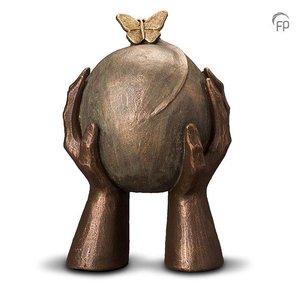 Keramikurne Bronze