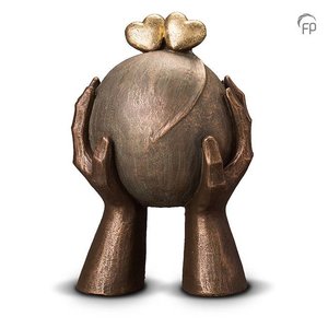 Keramikurne Bronze