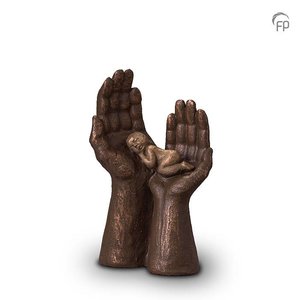 Keramikurne Bronze