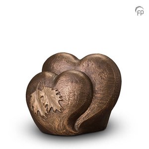 Doppelkeramikurne Bronze