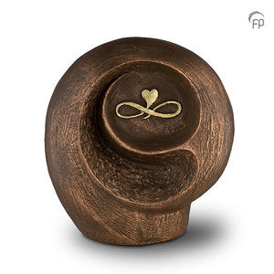Keramikurne Bronze