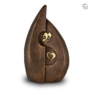 Keramikurne Bronze