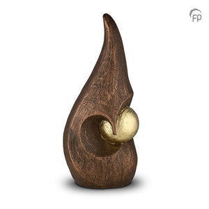 Keramikurne Bronze