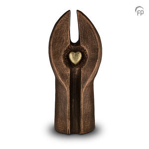 Keramikurne Bronze
