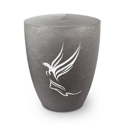 Urne Genesis Gravur Engel Silber