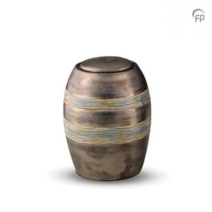 Kleinkeramikurne metallic