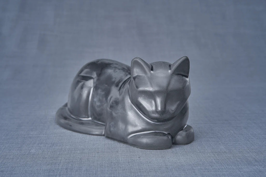 Cat Cremation Urn for Ashes - | Ceramic