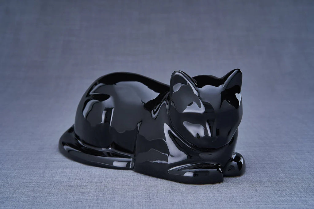 Cat Cremation Urn for Ashes - | Ceramic