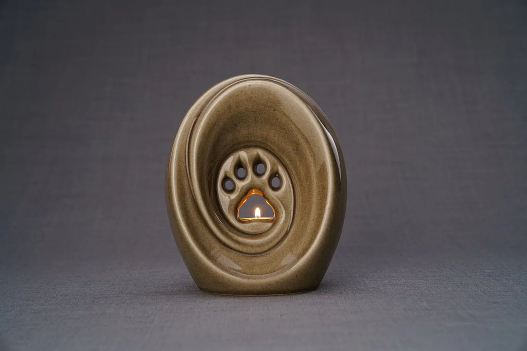 Paw Pet Urn for Ashes - | Ceramic | Handmade