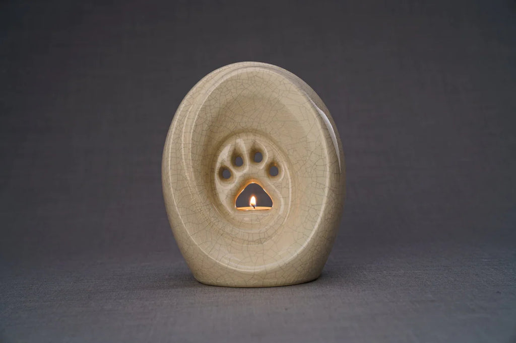 Paw Pet Urn for Ashes - | Ceramic | Handmade