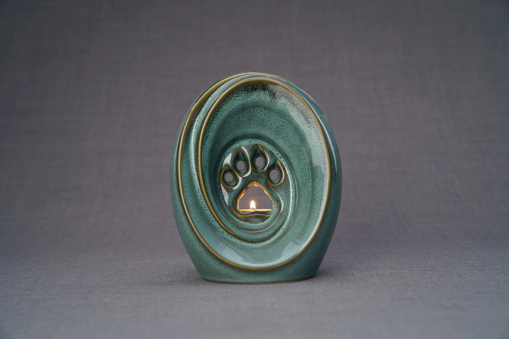 Paw Pet Urn for Ashes - | Ceramic | Handmade